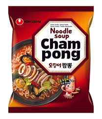cham pong- ramen de mariscos coreanos